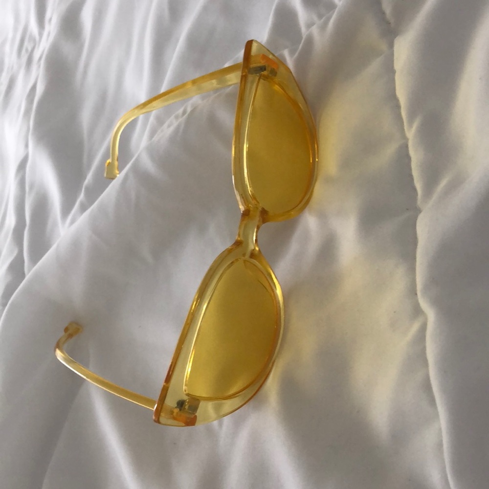 Forever 21 Yellow glasses